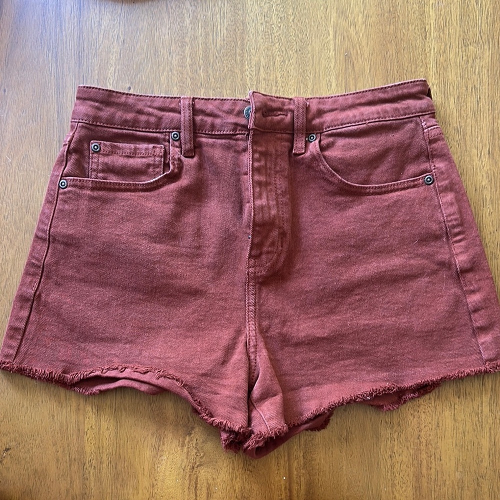 Idyllwind Women's Red Jean Shorts